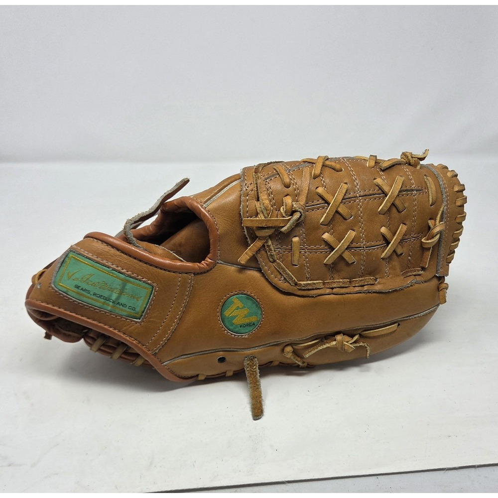 Vintage Ted Williams Sears Roebuck 16172 Pro Pocket Leather Baseball Glove RHT